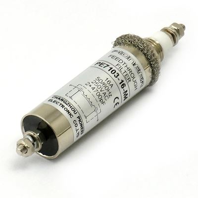 PE7100 Feedthrough AC/DC Power Line Filter